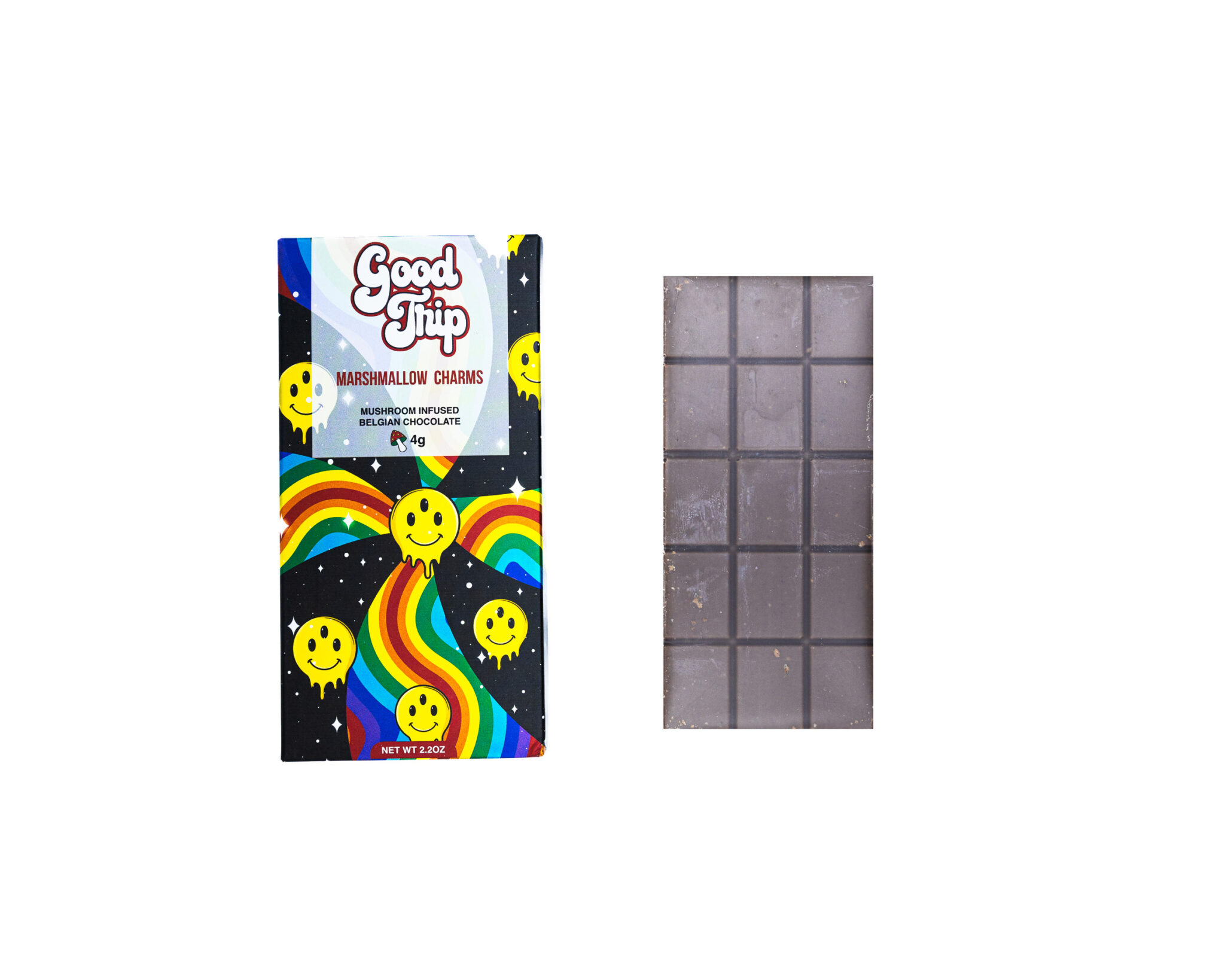 GOOD TRIP – SHROOMS INFUSED BELGIAN CHOCOLATE BARS – 4GM MARSMELLOW CHARMSuntitled-5 GOOD-TRIP-–-SHROOMS-INFUSED-BELGIAN-CHOCOLATE-BARS-–-4GM-MARSMELLOW-CHARMSuntitled-5