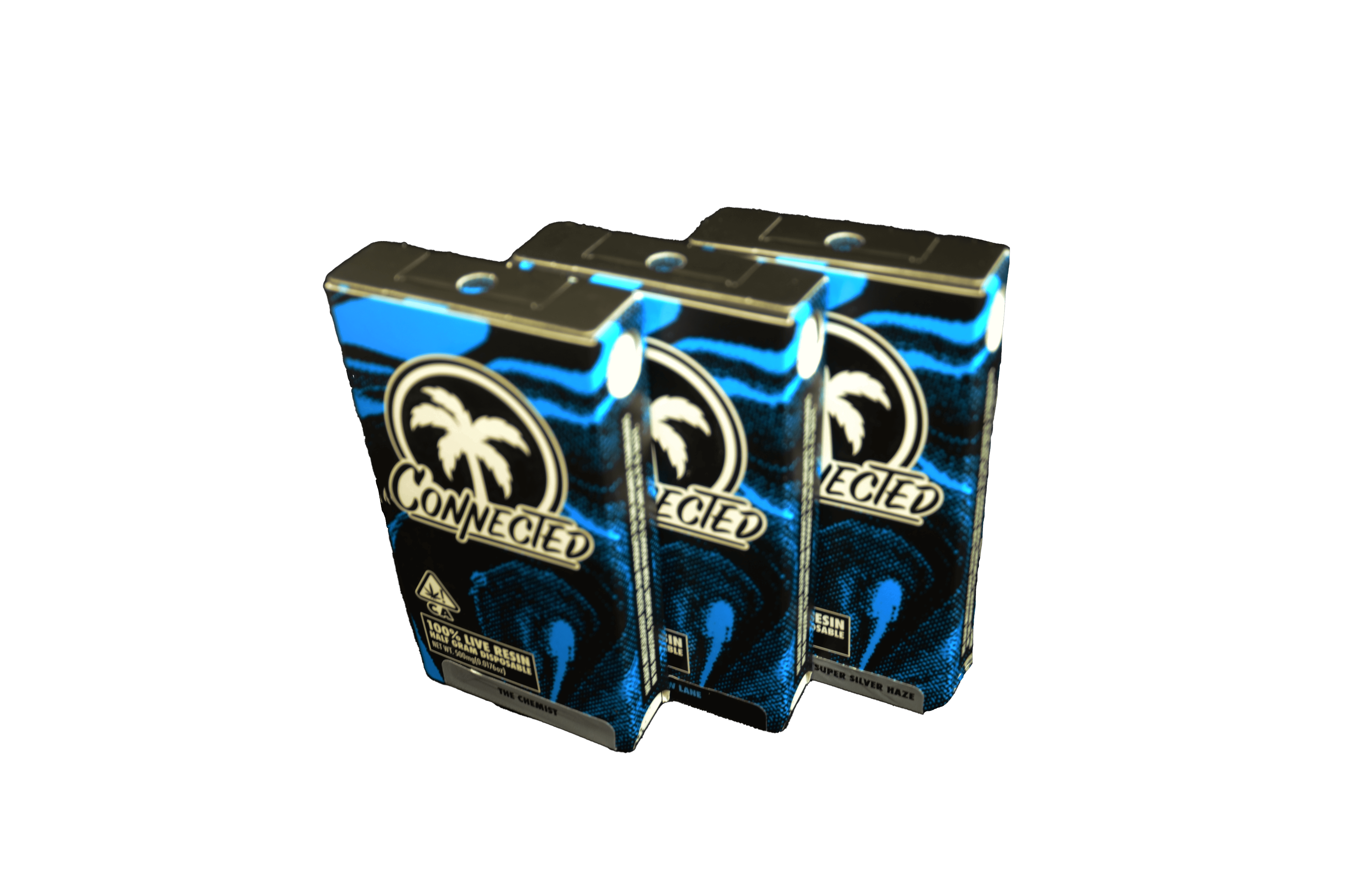 CONNECTED - DISPOSABLE VAPE CARTS - LIVE RESIN - 0.5GM (500MG) - Gotham ...