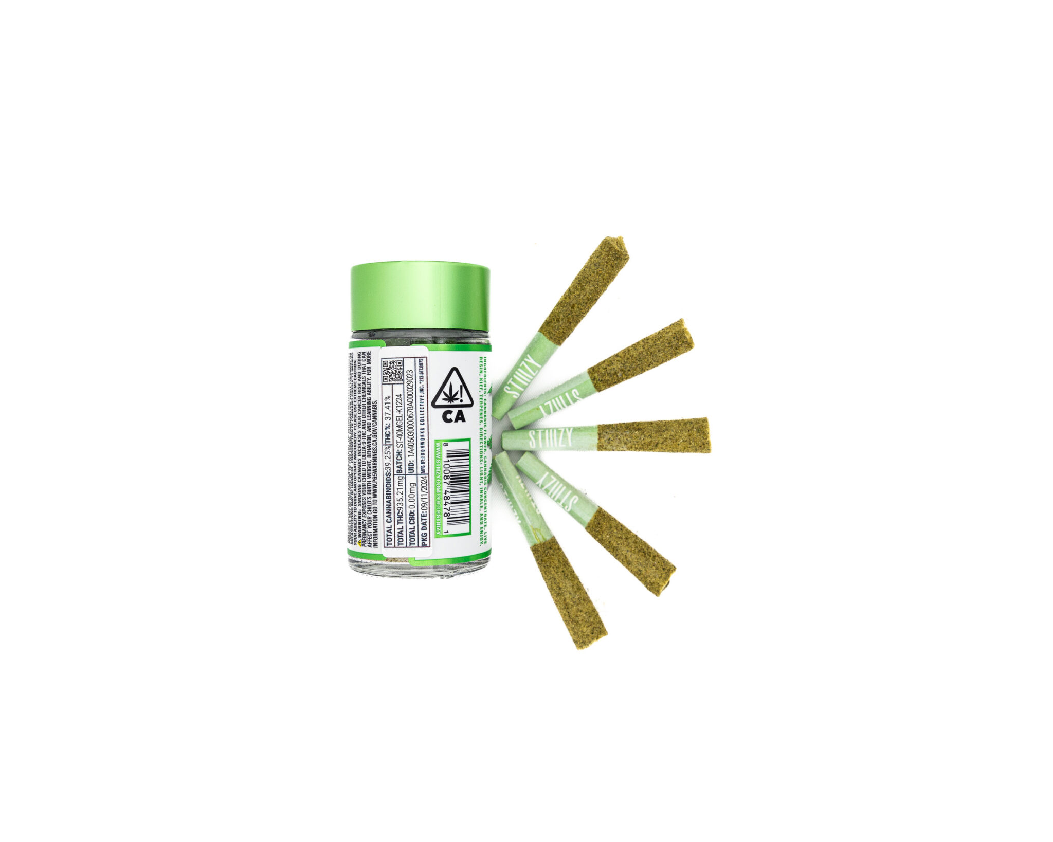 STIIIZY-40S-PREROLLS-INFUSED-PREROLL-JOINTS-COATED-W -KIEF-INFUSED-W LIVE-RESIN-5-PER-PACK-GELATO-HYBRID3G2A6384