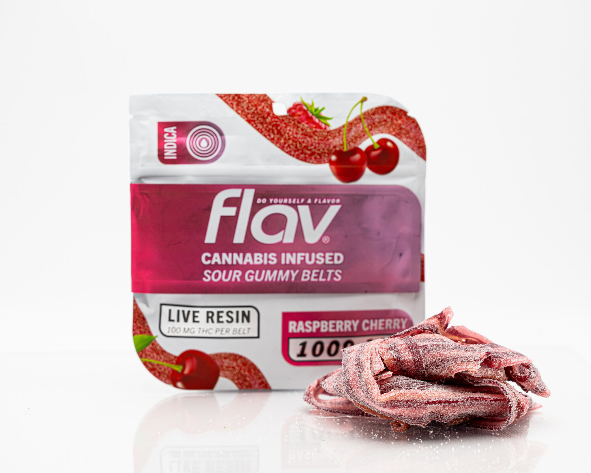 FLAV-CANNABIS-INFUSED-SOUR-GUMMY-BELT-1000MG-RASPBERRY-CREMEX-8