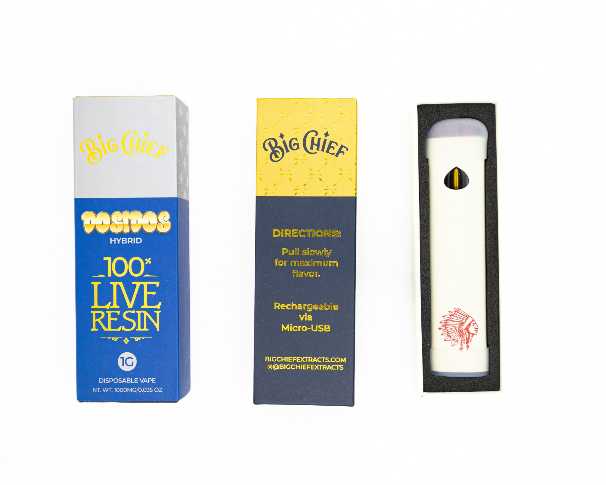BIG CHIEF – DISPOSABLE RECHARGABLE VAPE CARTS – 100% LIVE RESIN – 1GM DOSIDOSX-16 BIG-CHIEF-–-DISPOSABLE-RECHARGABLE-VAPE-CARTS-–-100-LIVE-RESIN-–-1GM-DOSIDOSX-16