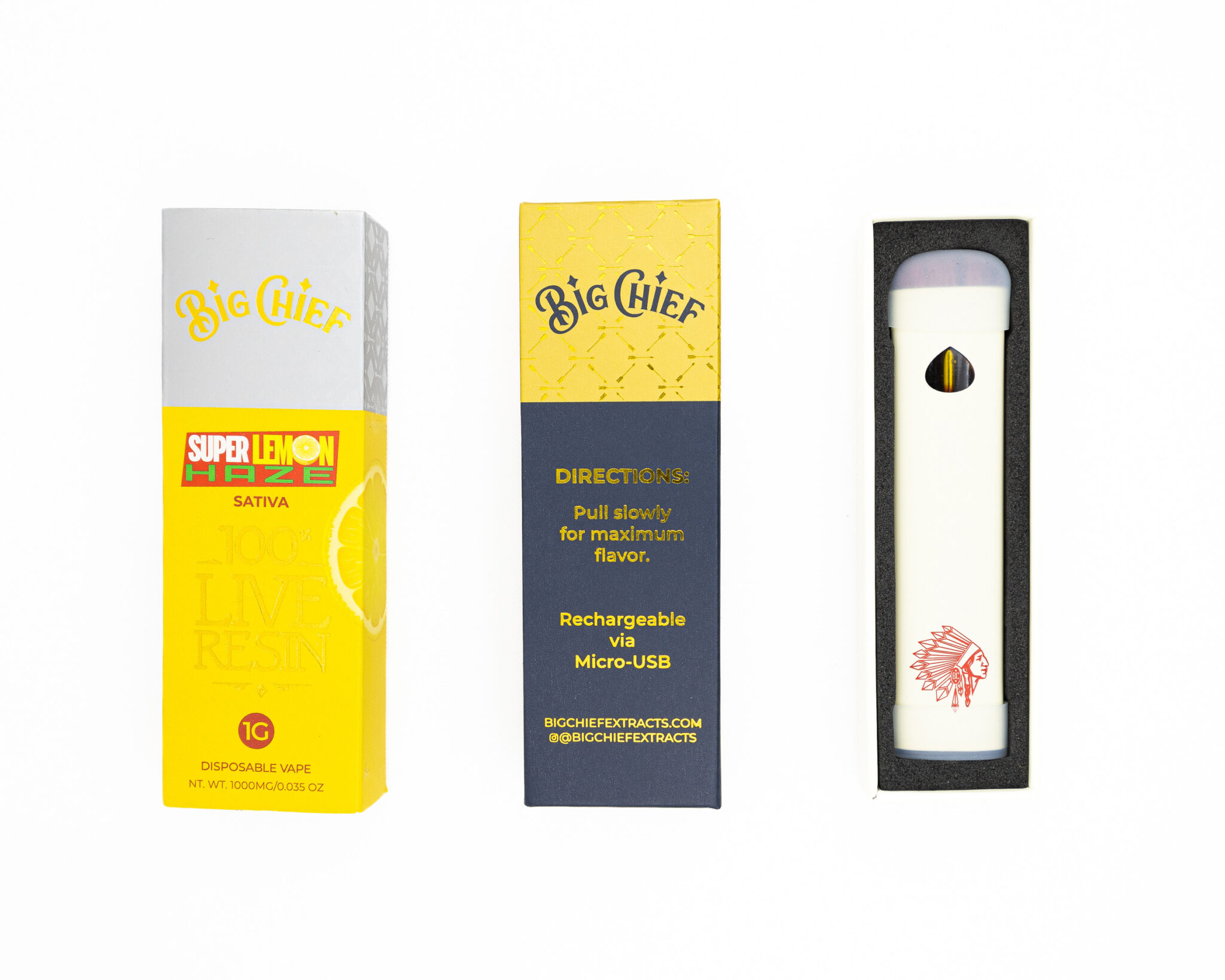 BIG CHIEF – DISPOSABLE RECHARGABLE VAPE CARTS – 100% LIVE RESIN – 1GM SUPER LEMON HAZEX-19 BIG-CHIEF-–-DISPOSABLE-RECHARGABLE-VAPE-CARTS-–-100-LIVE-RESIN-–-1GM-SUPER-LEMON-HAZEX-19