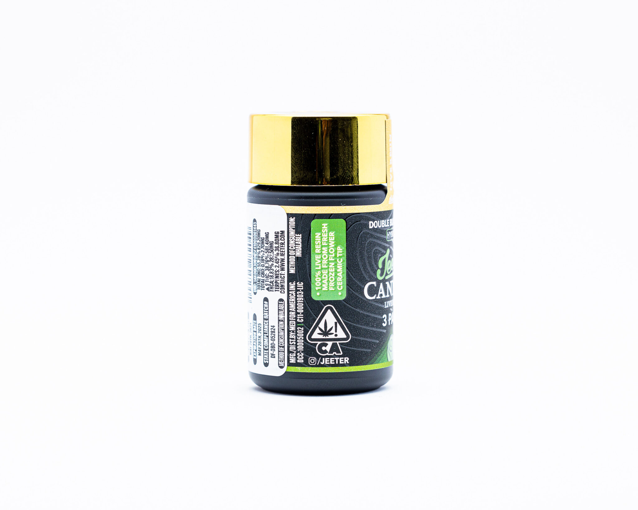 JEETER-CANNON-–-PREROLLS-INFUSED-PREROLLS-W LIVE-RESIN-1.5GM-0.5GM-PER-PREROLL-3-PREROLLS-PER-PACK-DOUBLE-BLACK-DOJA-HYBRID3G2A2447