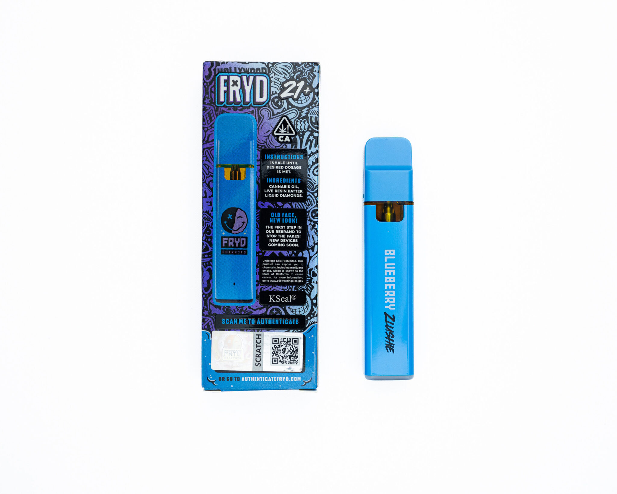 FRYD-EXTRACTS-DISPOSABLE-RECHARGEABLE-VAPE-CARTS-LIQUID-DIAMOND LIVE-RESIN-BATTER-2G-BLUEBERYY-ZULUSHI 1