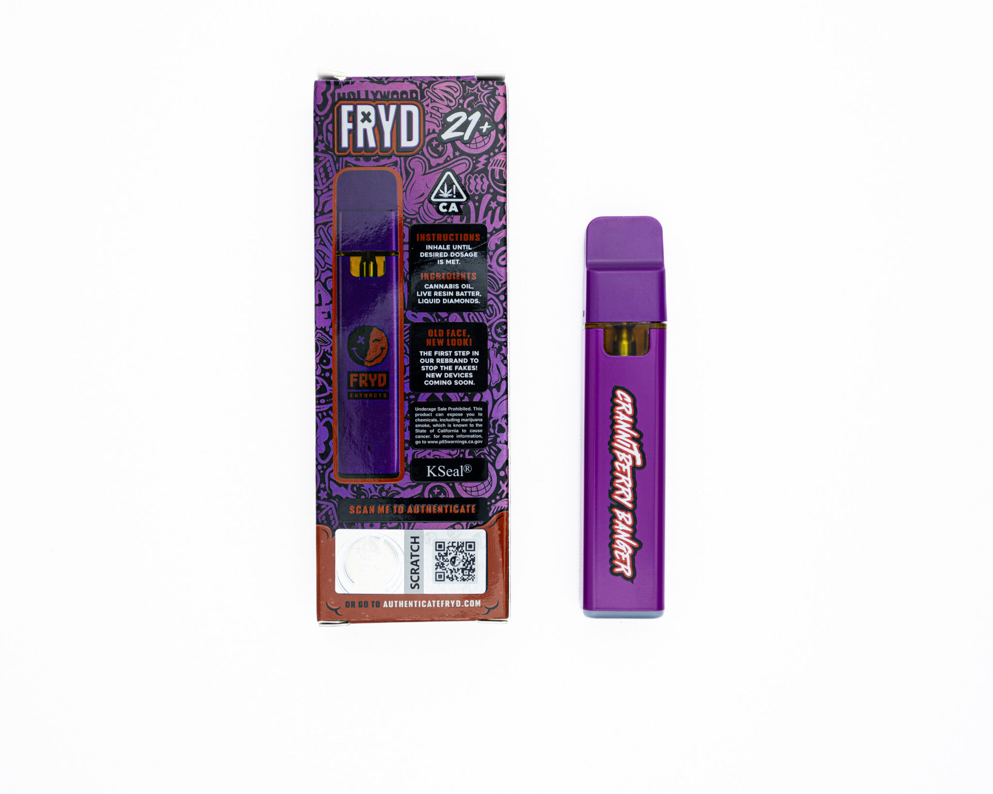 FRYD-EXTRACTS-DISPOSABLE-RECHARGEABLE-VAPE-CARTS-LIQUID-DIAMOND LIVE-RESIN-BATTER-2G-CRANNITBERRY-BANGERX-25 1