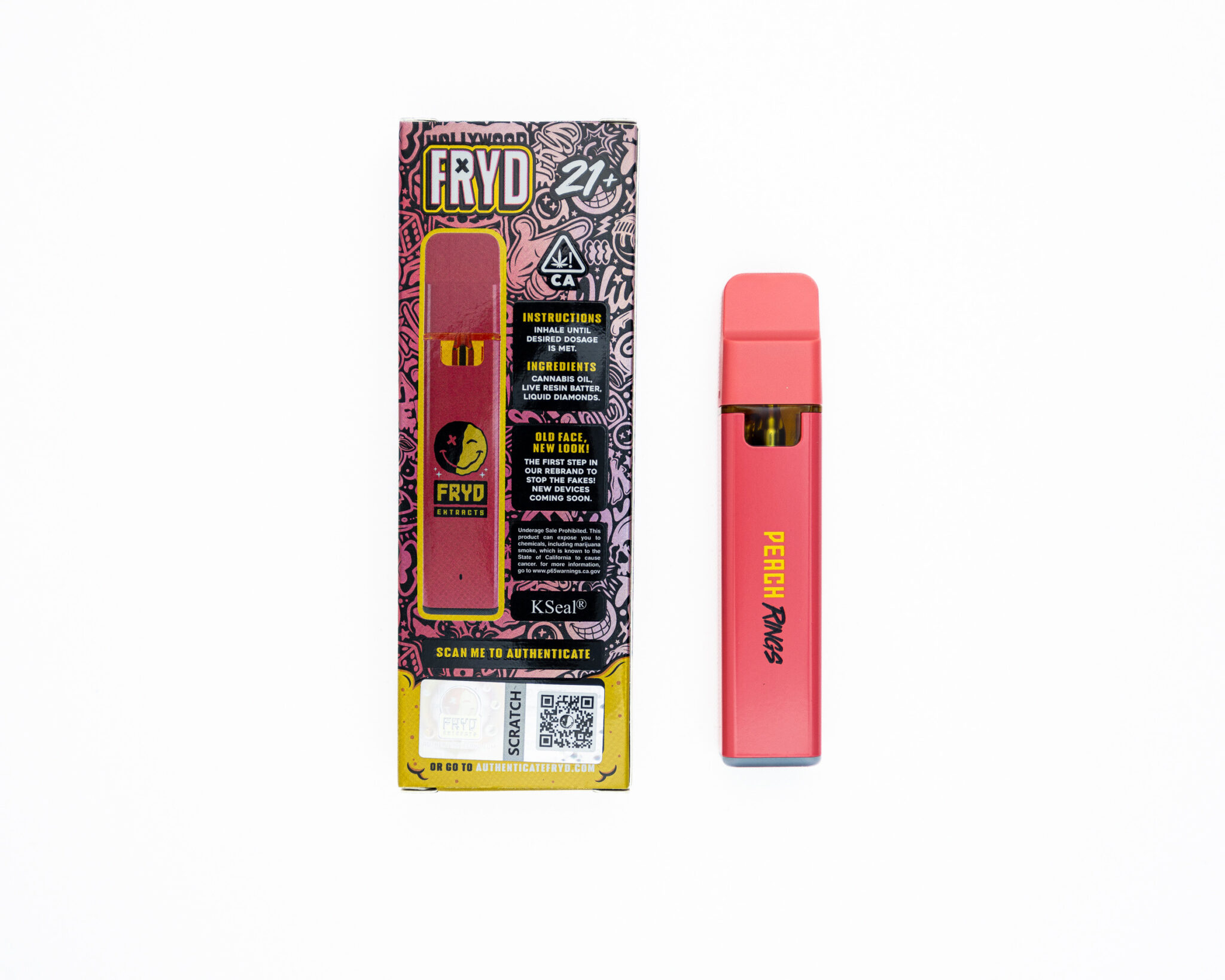 FRYD-EXTRACTS-DISPOSABLE-RECHARGEABLE-VAPE-CARTS-LIQUID-DIAMOND LIVE-RESIN-BATTER-2G-PEACH-RINGZX-11
