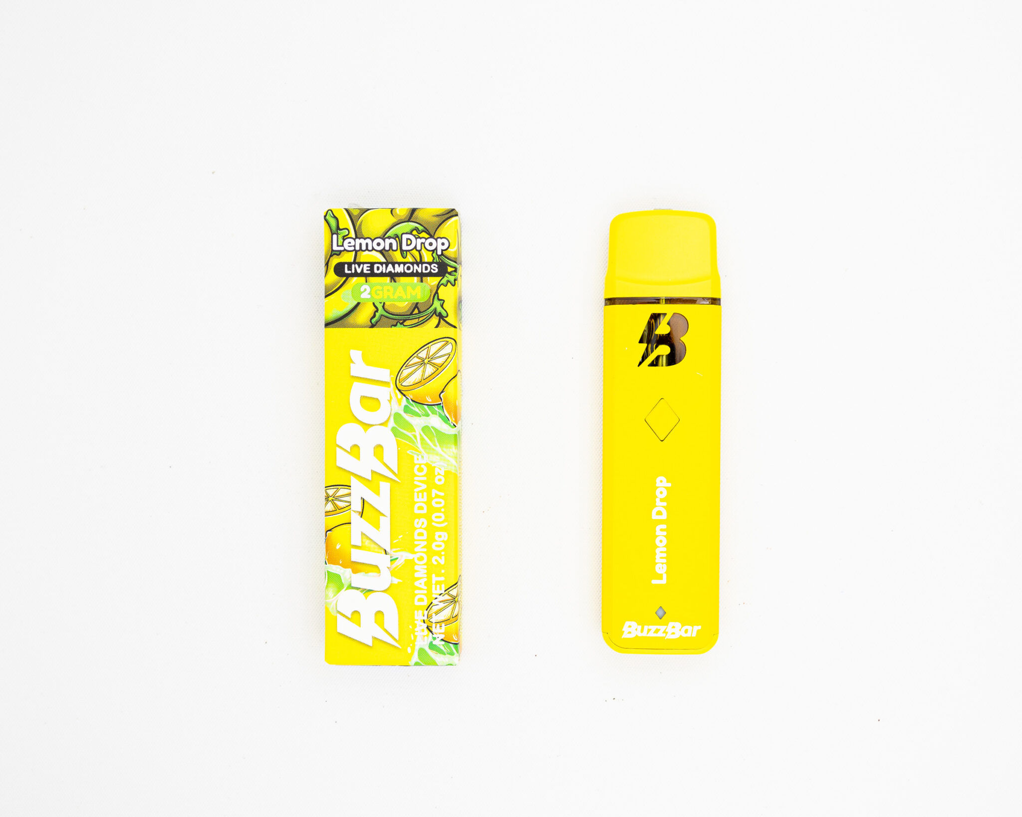 BUZZ-BAR-DISPOSABLE-RECHARGEABLE-VAPE-CART-INFUSED-W -LIVE-DIAMONDS-2G-LEMON-DROPX-5-1