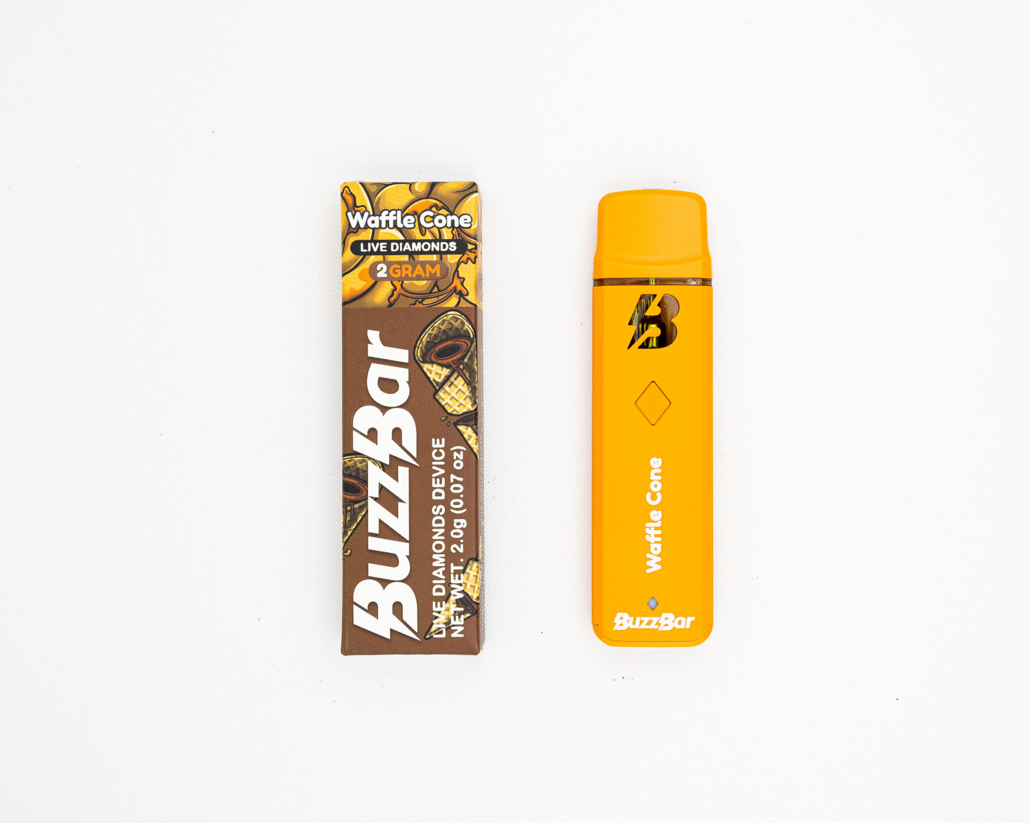 BUZZ-BAR-DISPOSABLE-RECHARGEABLE-VAPE-CART-INFUSED-W -LIVE-DIAMONDS-2G-WAFFFLE-CONESX-11-1