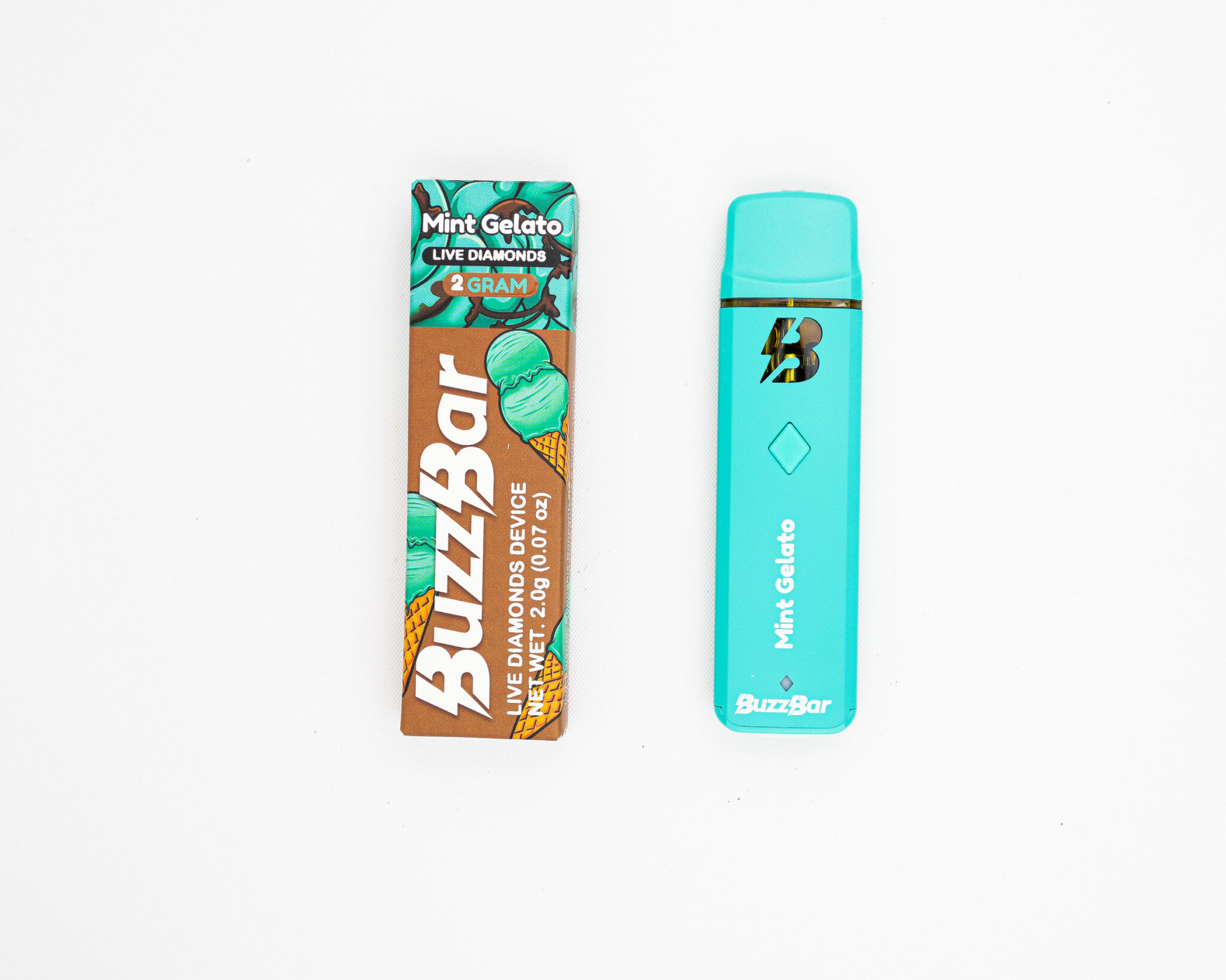 BUZZ-BAR-–-DISPOSABLE-RECHARGEABLE-VAPE-CART-–-INFUSED-W -LIVE-DIAMONDS-–-2G-MINT-GELATOX-23-1