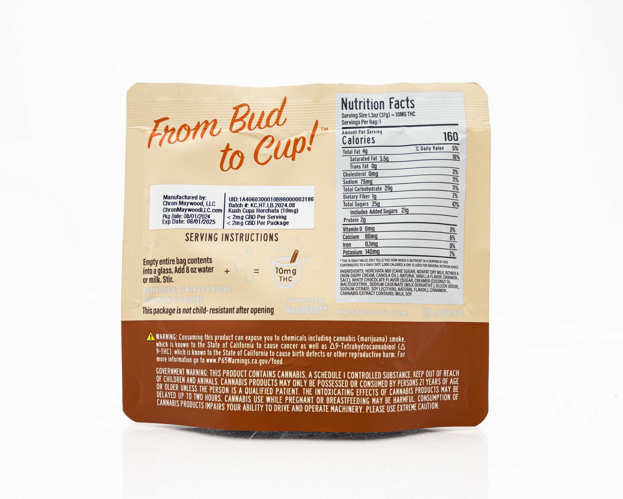 KUSH-CUPS-LITTLE-BUDDY-CANNABIS-INFUSED-HORCHATTA-LATTA-X-5