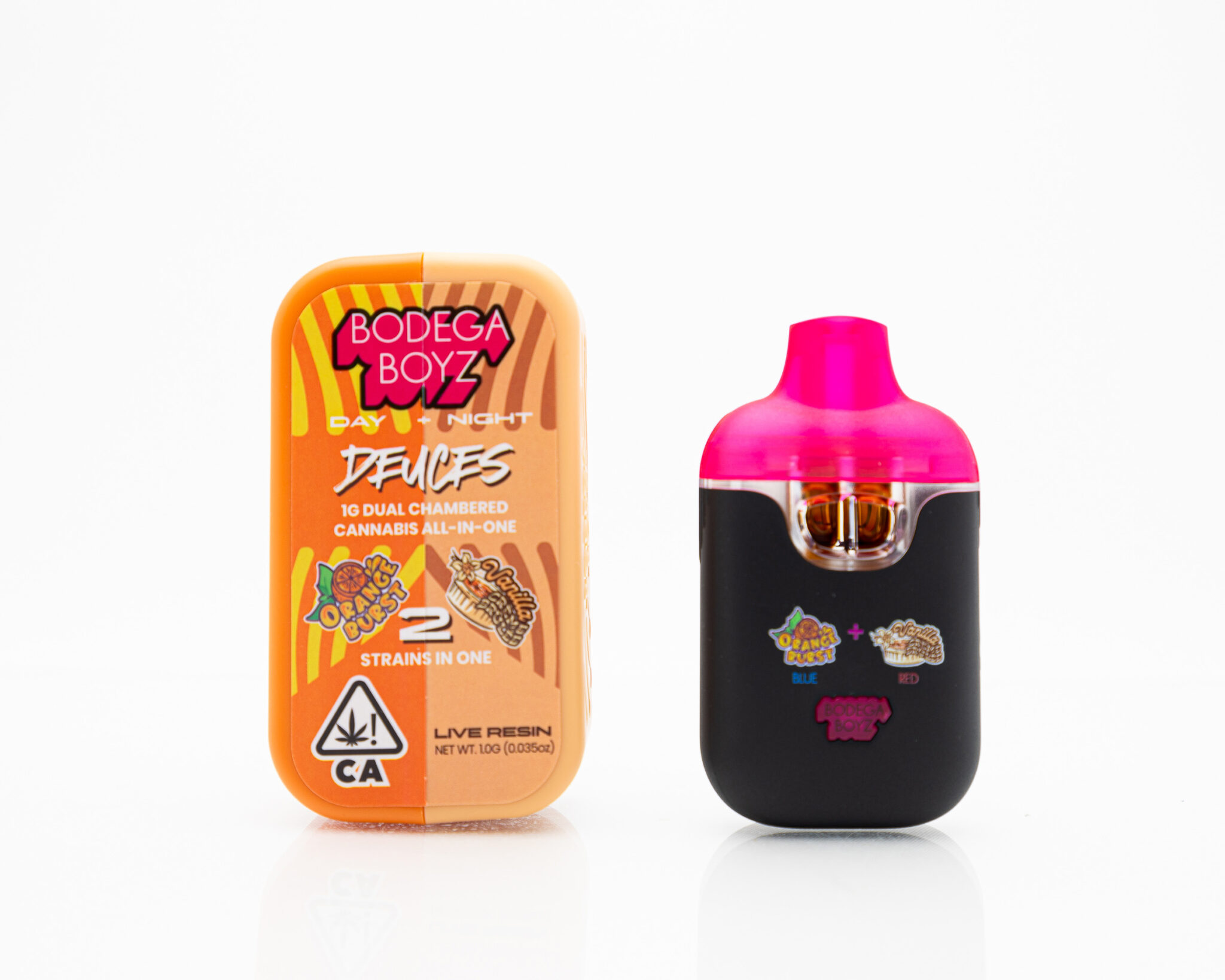 BODEGA BOY Z DUAL CHAMBERED DISP. VAPE 1G ORANGE BURST_VANILLA CREAM BRULEEX-9 BODEGA-BOY-Z-DUAL-CHAMBERED-DISP.-VAPE-1G-ORANGE-BURST VANILLA-CREAM-BRULEEX-9