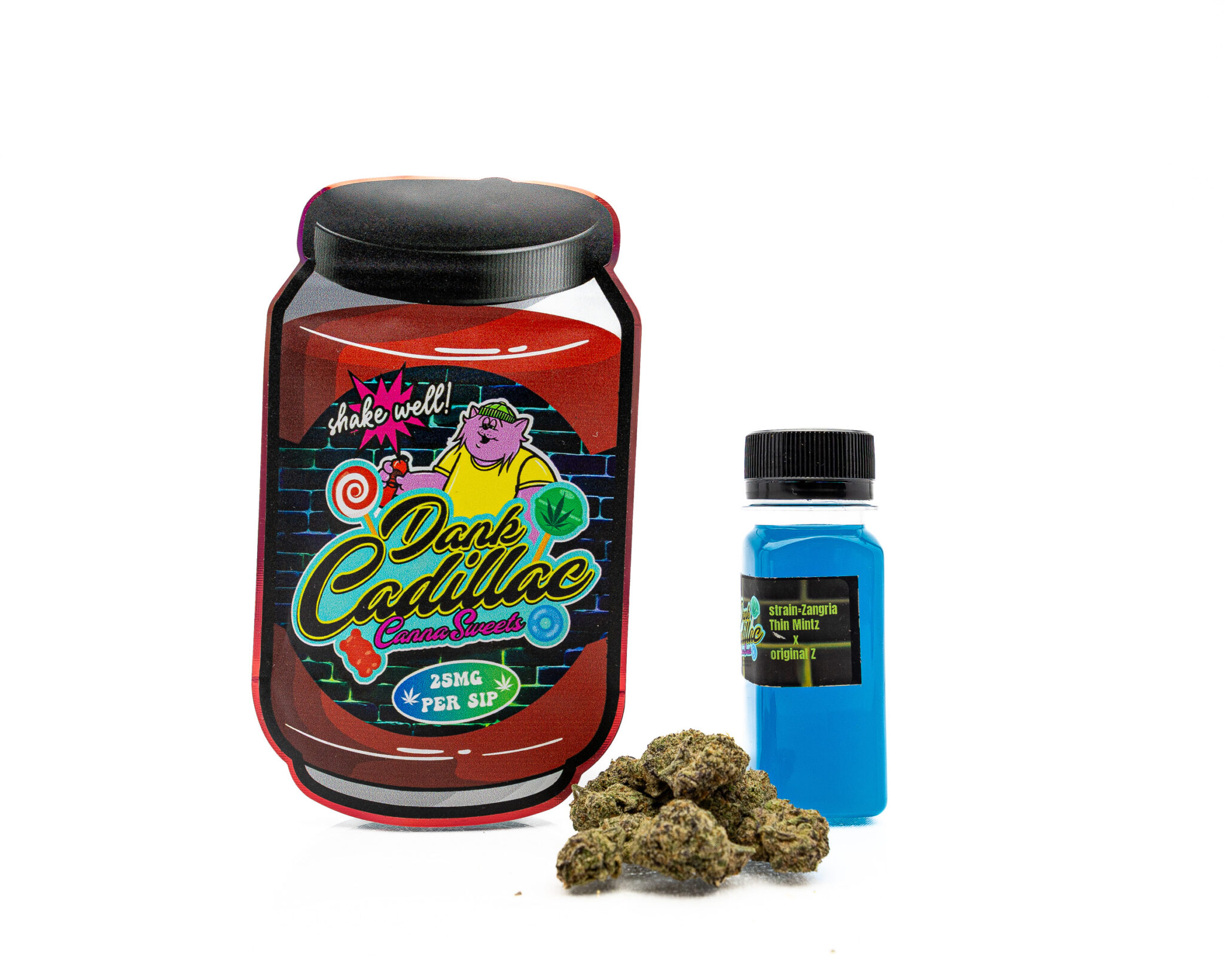 DANK-CADILLAC-–-CANNA-SWEEETS-–-BEVERAGE-FLOWER-–-25MG-SIP-3.5G-ZANGRIA-THIN-MINTZ-ORIGINAL-ZX-2