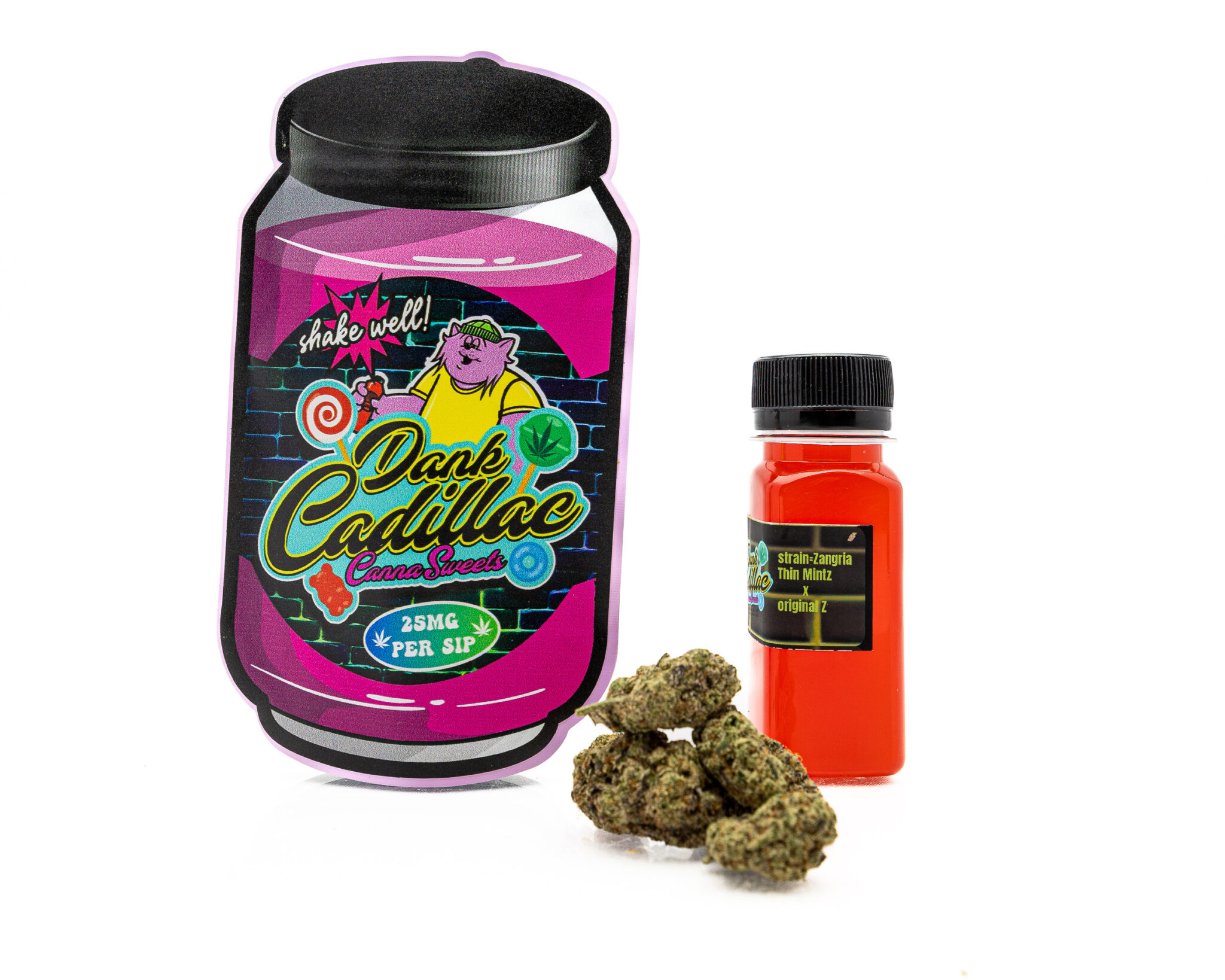 DANK-CADILLAC-–-CANNA-SWEEETS-–-BEVERAGE-FLOWER-–-25MG-SIP-3.5G-ZANGRIA-THIN-MINTZ-ORIGINAL-ZX-58