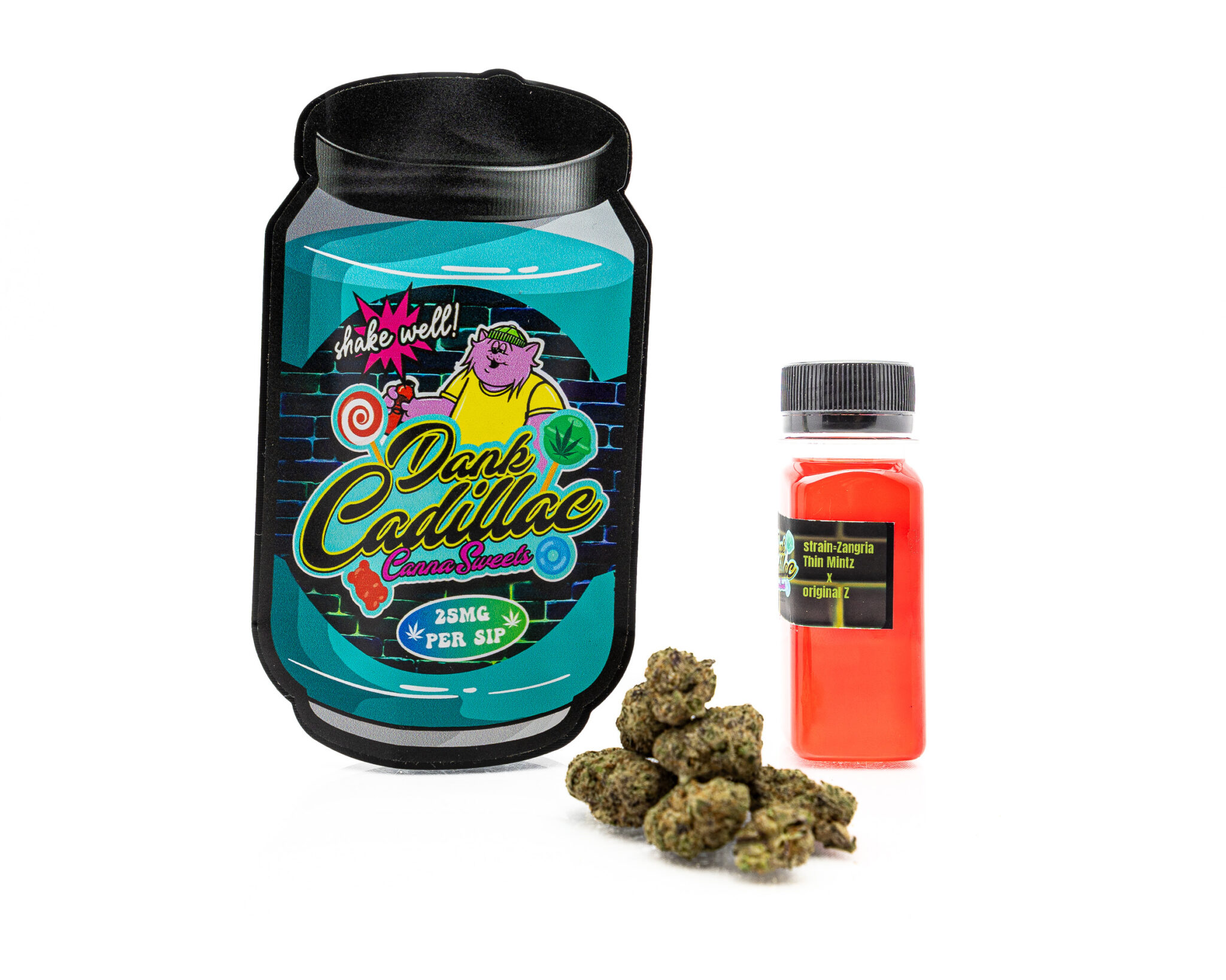 DANK-CADILLAC-–-CANNA-SWEEETS-–-BEVERAGE-FLOWER-–-25MG-SIP-3.5G-ZANGRIA-THIN-MINTZ-ORINAL-Z-X-46