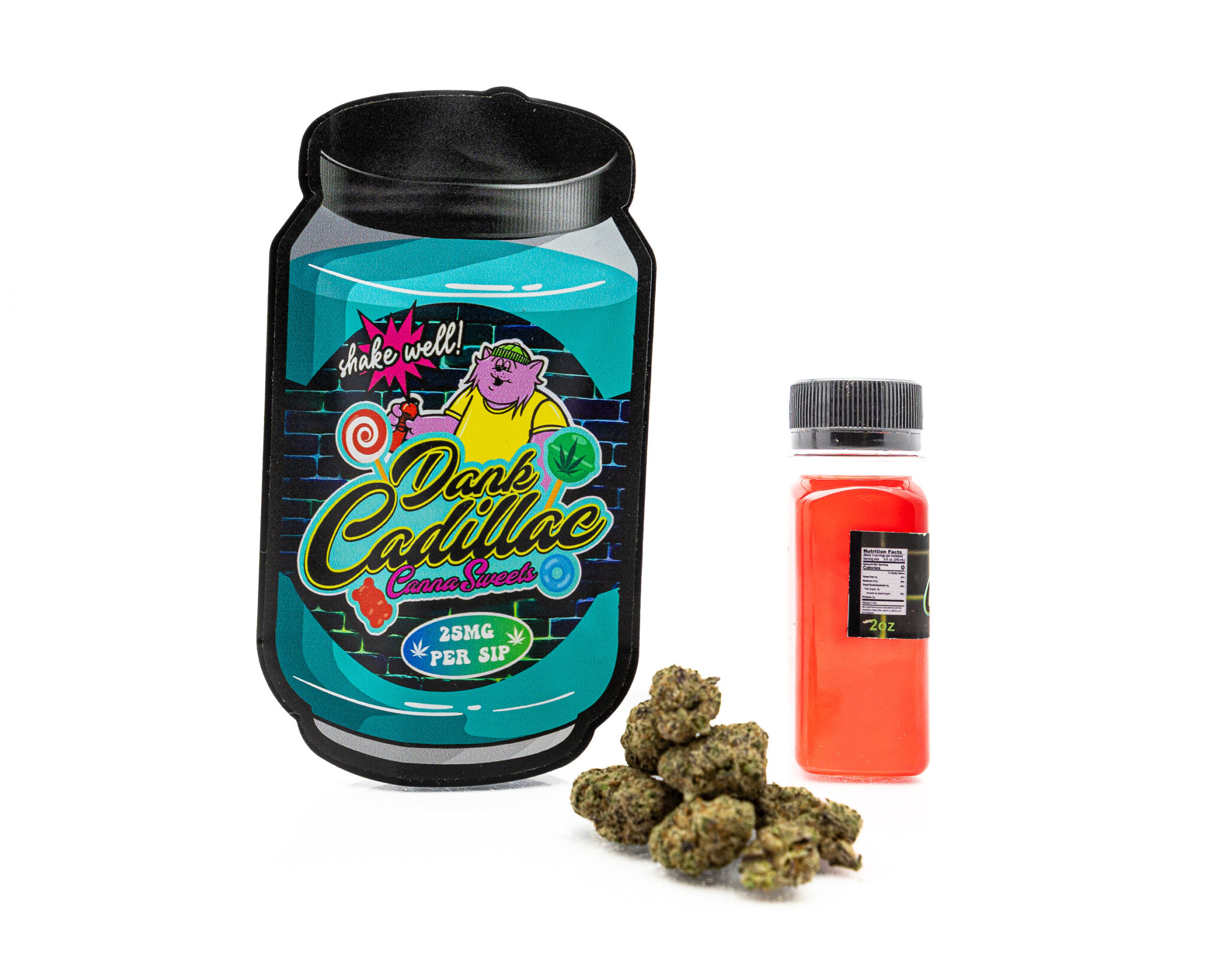 DANK-CADILLAC-–-CANNA-SWEEETS-–-BEVERAGE-FLOWER-–-25MG-SIP-3.5G-ZANGRIA-THIN-MINTZ-ORINAL-Z-X-47