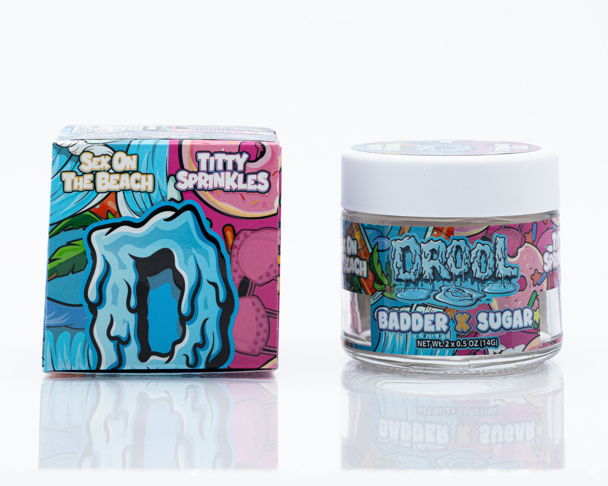 DROOL-BY-SNOOZE-–-BADDER-X-SUGAR-–-1-OZ-0.5-OZ-BADDER-–-0.5-OZ-SUGAR-SEX-ON-THE-BEACH- -TITTI-SPRINGLESX-5