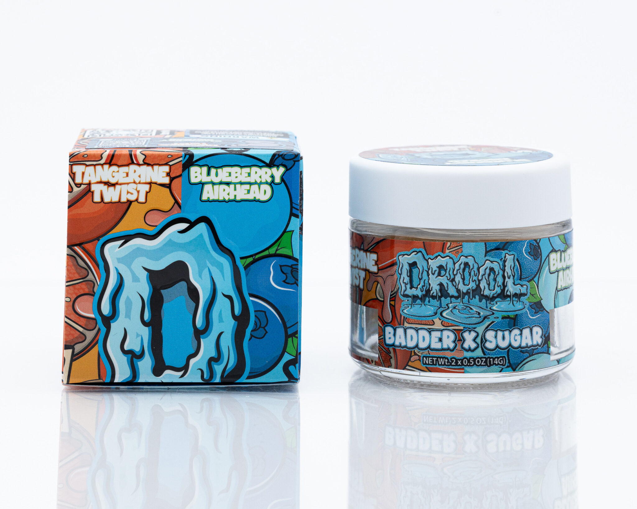 DROOL-BY-SNOOZE-–-BADDER-X-SUGAR-–-1-OZ-0.5-OZ-BADDER-–-0.5-OZ-SUGAR-TANGERINE-TWIST- -BLUEBERRY-AIRHEADX-11