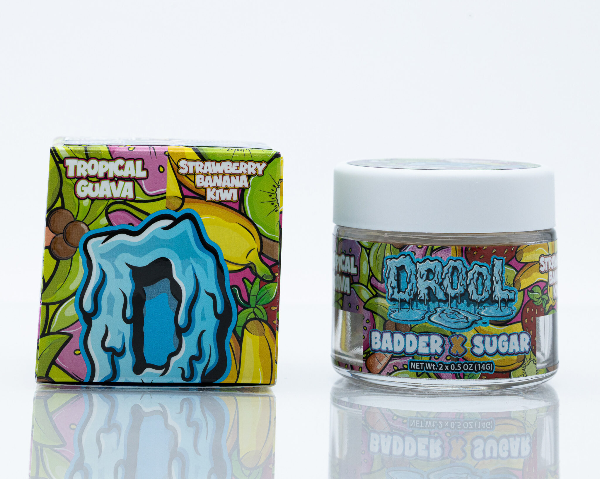 DROOL-BY-SNOOZE-–-BADDER-X-SUGAR-–-1-OZ-0.5-OZ-BADDER-–-0.5-OZ-SUGAR-TROPICAL-GUAVA- -STRAWBERRY-BANANA-KIWIX-28